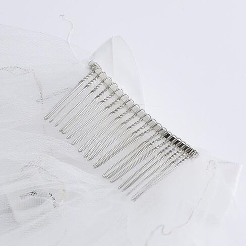 حجاب Cliory قصير لإزالة الأعشاب الضارة، حجاب من التول الأبيض، حجاب الزفاف، حجاب زفاف بسيط، حجاب حفل العازبة لحفلات الزفاف والعرائس... in Kuwait