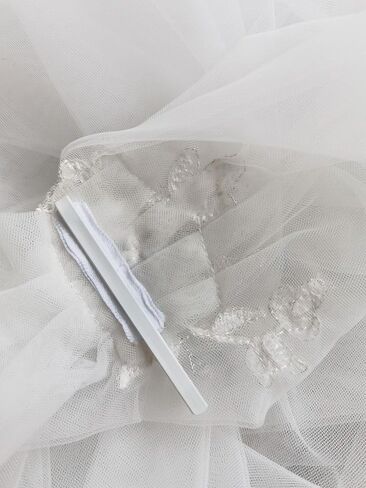 Leimandy 1930s طبقة مزدوجة حجاب الزفاف بلورات طرحة زفاف خوذة B07 in Kuwait