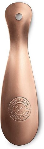 مجموعة لبيسة الأحذية المعدنية من Cobbler's Choice - جودة ممتازة - لبيسة حذاء مقاس 8 بوصات و16 بوصة - مصممة لتوفير الراحة ومصممة من أجل المتانة! (نحاس) in Kuwait