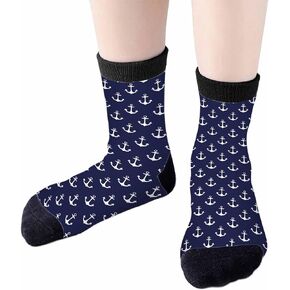 Samgula Crew Socks for Woman Size 6-8 Tropical Wildlife Bright Teal Girls Socks in Kuwait