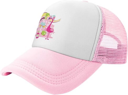 NDZHZEO Kids Baseball Cap Cute Mesh Trucker Hat for Girls Boys Baseball Hat Funny Adjustable Breathable in Saudi Arabia