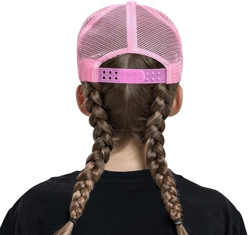 NDZHZEO Kids Baseball Cap Cute Mesh Trucker Hat for Girls Boys Baseball Hat Funny Adjustable Breathable in Saudi Arabia