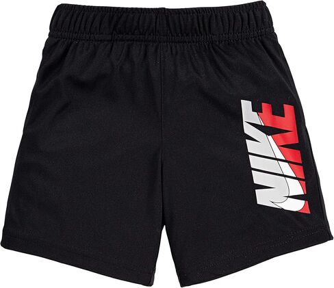 Nike Kids Baby Boy's HBR Dri-FIT Shorts (Toddler) Black 2T Toddler in Saudi Arabia