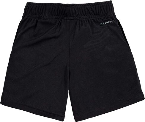 Nike Kids Baby Boy's HBR Dri-FIT Shorts (Toddler) Black 2T Toddler in Saudi Arabia