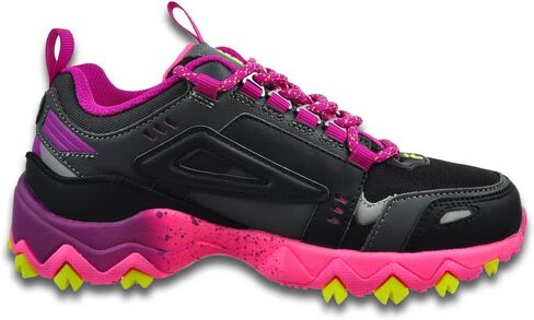 Fila Girl's Oakmont TR (Big Kid) Black/Sugar Plum/Electric Purple 5 Big Kid M in Saudi Arabia