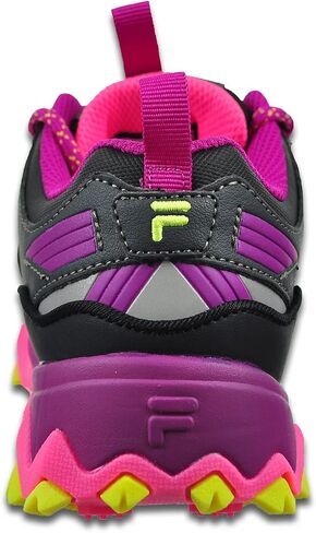 Fila Girl's Oakmont TR (Big Kid) Black/Sugar Plum/Electric Purple 5 Big Kid M in Saudi Arabia