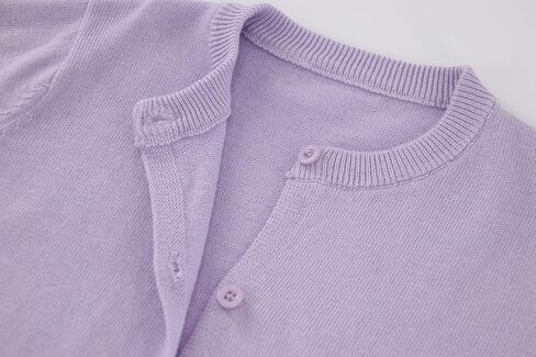 Girl's Sweater Cotton Crew Knit Neck Long Sleeve Uniform，Cotton Cardigan Sweaters. in Saudi Arabia