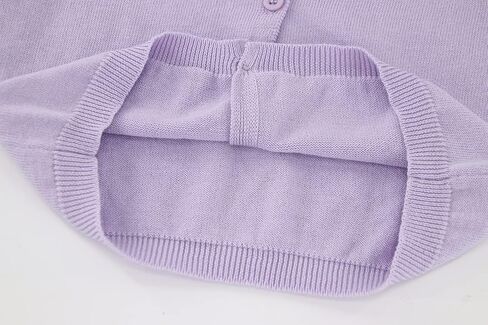 Girl's Sweater Cotton Crew Knit Neck Long Sleeve Uniform，Cotton Cardigan Sweaters. in Saudi Arabia