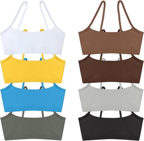 حمالات صدر للتدريب للأطفال من AENLLEY للفتيات من سن 6 إلى 16 عامًا - حمالات صدر رياضية للمراهقين للتمرين in Kuwait