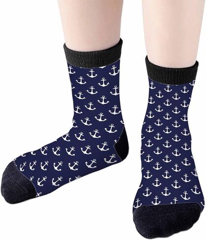 Samgula Crew Socks for Woman Size 6-8 Tropical Wildlife Bright Teal Girls Socks in Kuwait