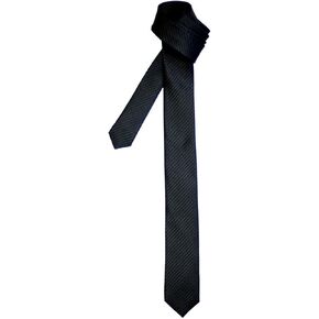 Retreez Skinny Tie Necktie with Stripe Textured