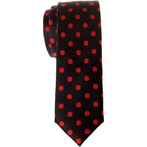 Retreez Classic Polka Dots Woven Microfiber Skinny Tie in Kuwait