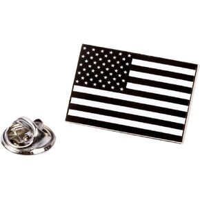 PinAddict Black American Flag Lapel Pin Patriotic Tie Tack United States Emblem in Kuwait