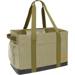 WONDAY Large Stand Up Utility Tote Bag, Reusable Grocery Bags Foldable with Waterproof Bottom in Saudi Arabia