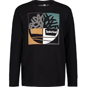 Timberland Boys' Long Sleeve Crew Neck T-Shirt in Saudi Arabia