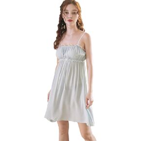 Flwydran Womens Sleepwear Nightgown,Spaghetti Strap Nightdress Cotton Sleeveless Victorian Nightshirt in Saudi Arabia