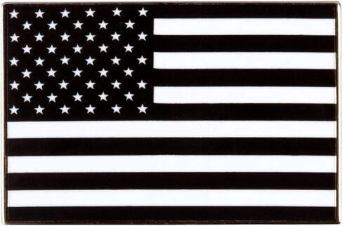 PinAddict Black American Flag Lapel Pin Patriotic Tie Tack United States Emblem in Kuwait