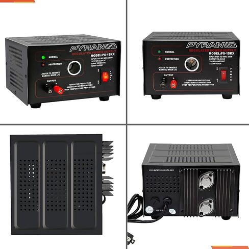 Pyramid PS9KX Universal Compact Bench Power Supply-5 Amp Linear Regulated Home Lab Benchtop Converter w/ 13.8 Volt DC 115V AC 70 Watt Input, Screw Type Terminal, 12V Car Cigarette Lighter in Kuwait