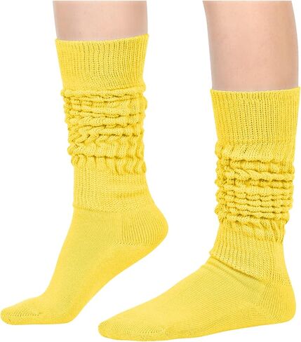 sockfun Slouch Socks Women, Scrunch Socks Teen Girls, 80s 90s Socks, Long High Socks 3 Pack in Saudi Arabia