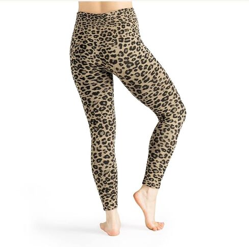 Britt's Knits Women's Fleece Lined Mid-Rise Warm Stretch Leggings in Kuwait