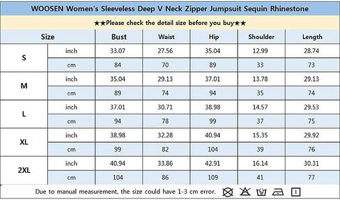 بذلة WOOSEN نسائية بدون أكمام ورقبة على شكل حرف V وسحاب ووترتر وحجر الراين Bodycon Club Romper in Kuwait