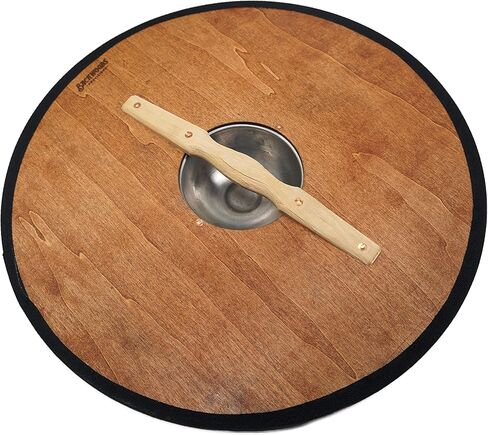 لعبة باك وودز بتصميم منقوش ملون، درع فايكنغ مع رئيس فولاذي (أسود) in Kuwait