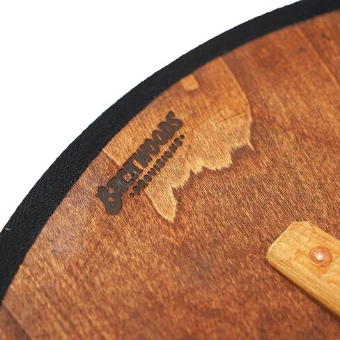 لعبة باك وودز بتصميم منقوش ملون، درع فايكنغ مع رئيس فولاذي (أسود) in Kuwait