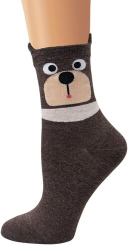 Ambielly Colorful Cute Animal Design Patterned Women's Casual Cotton Socks in Kuwait