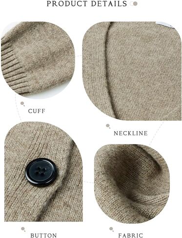 LINY XIN المرأة الخامس الرقبة سترة سترة 100% ميرينو الصوف خريف شتاء دافئ لينة بلوفر مغزول سترة طويلة الأكمام in Kuwait