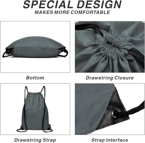 حقيبة ظهر برباط من MISSMOON، مصنوعة من النايلون 210D قابلة للطي لصالة الألعاب الرياضية برباط وحقيبة مع جيب جانبي بسحاب للرجال والنساء باللون الأخضر التفاحي in Kuwait