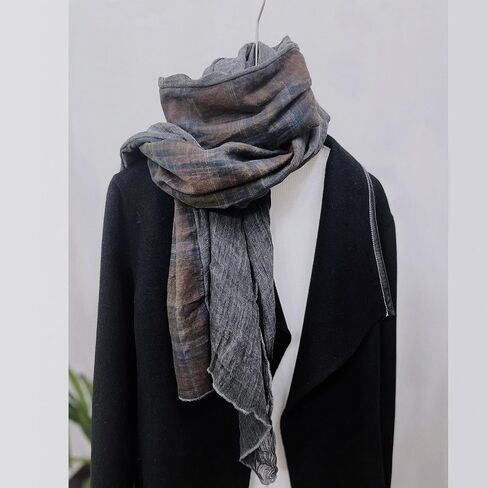Jeelow Cotton Or Linen Scarf Lightweight Light Shawl Wrap For Men & Women in Kuwait
