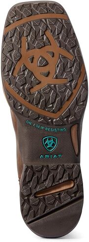 Ariat Womens Anthem VentTEK Composite Toe Work Boot Chocolate Chip/Turquoise 9.5 Wide in Saudi Arabia