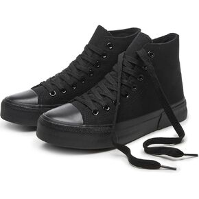 hash bubbie High Top Canvas Sneakers Fashion Walking Shoes | high tops non slip on walking breathable casual comfortable lace up tennis shoes in Saudi Arabia