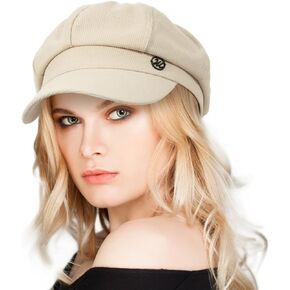 Womens Newsboy Caps Cabbie Gatsby Visor Beret Hat for Fashion Ladies Girls Pageboy Caps for Women