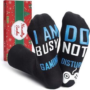 Funny Gaming Socks Birthday Gifts - Mens Gifts Ideas Stocking Stuffers For Men Women Teen Boys Christmas Valentines Day Gifts Novelty Gamer Socks For Dad Father Husband Boyfriend Do Not Disturb in Kuwait
