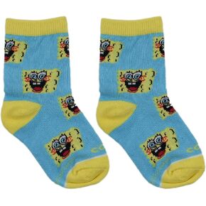 Cool Socks, Kid's, Nickelodeon, Spongebob Squarepants, Crew, Cartoons 90's Silly