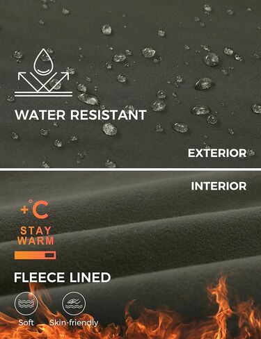 CRZ YOGA Womens Fleece Lined Workout Joggers with Pockets 27.5" - Hiking Running Outdoor Pants Water Resistant Winter Warm in Saudi Arabia