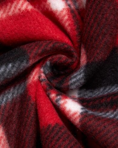 قميص Quad Seven للأولاد - قميص منقوش من الصوف بأكمام طويلة - قميص كاجوال بأزرار سفلية من الفلانيل للأولاد (8-16) in Kuwait