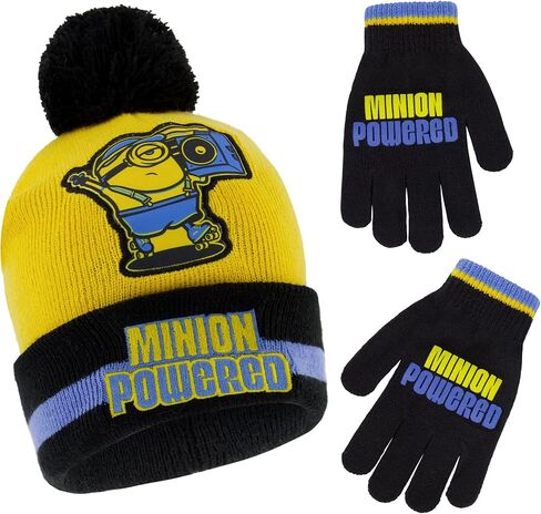 Universal Pictures Boys Winter Hat, Kids Gloves Sets And Scarf, Minions For Ages Ages 4-7 in Saudi Arabia