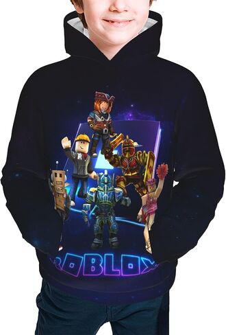 سويت شيرت بغطاء للرأس بطباعة ثلاثية الأبعاد للجنسين من ETHORY بلوفر رياضي بغطاء للرأس مع جيوب in Kuwait