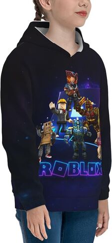 سويت شيرت بغطاء للرأس بطباعة ثلاثية الأبعاد للجنسين من ETHORY بلوفر رياضي بغطاء للرأس مع جيوب in Kuwait