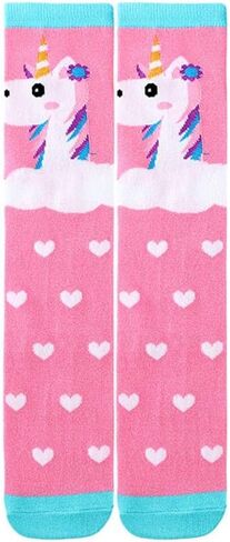 Udobuy سوبر لطيف 8 أزواج فتاة الكرتون الحيوان القط الدب الثعلب القطن فوق العجل جوارب طويلة إلى الركبة in Kuwait