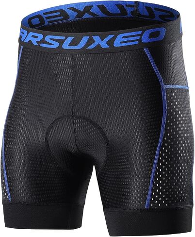 ملابس داخلية رجالي لركوب الدراجات من ARSUXEO شورت مبطن بجل ثلاثي الأبعاد لركوب الدراجات للرجال وبطانة للدراجة in Kuwait