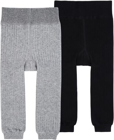 Toddler Girls Fleece Lined Leggings Baby Kids Cotton Winter Warm Thick Velvet Knit Tights Thermal Pant Trouser 1-6Years in Saudi Arabia