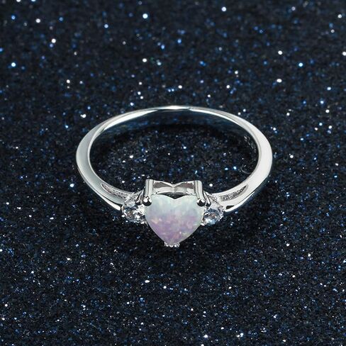 MRENITE 10K 14K 18K الذهب حلقات أوبال للنساء نقش اسم حجم 4 إلى 12 الذكرى عيد ميلاد مجوهرات هدايا لها in Kuwait