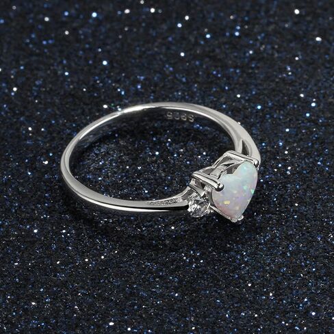 MRENITE 10K 14K 18K الذهب حلقات أوبال للنساء نقش اسم حجم 4 إلى 12 الذكرى عيد ميلاد مجوهرات هدايا لها in Kuwait