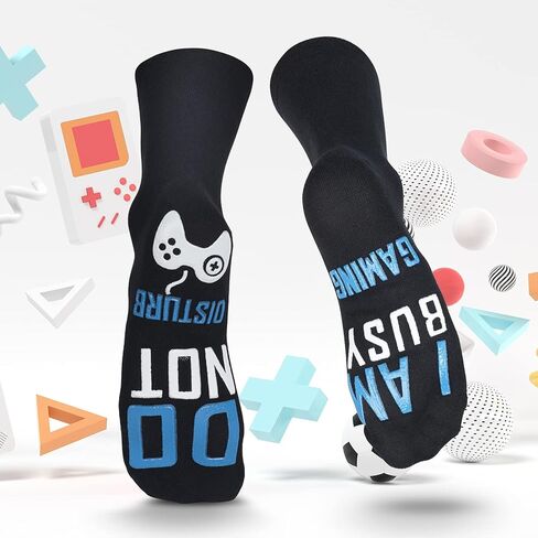Funny Gaming Socks Birthday Gifts - Mens Gifts Ideas Stocking Stuffers For Men Women Teen Boys Christmas Valentines Day Gifts Novelty Gamer Socks For Dad Father Husband Boyfriend Do Not Disturb in Kuwait