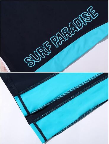 Bestry Boys' Short Sleeve Rashguard Swim Shirt Kids Toddle Swimwear Rash Guard UPF 50+ Sun Protection in Saudi Arabia