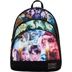 Loungefly Harry Potter Trilogy Triple Pocket Mini Backpack in Saudi Arabia