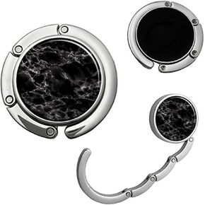 QWTGIUN Black Marble Background Purse Hanger Purse Hook for Table Foldable Handbag Storage Folding Decor Table Hook in Kuwait